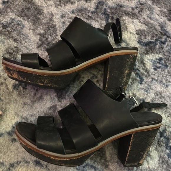 Rag & Bone wooden platform heels - Picture 3 of 3